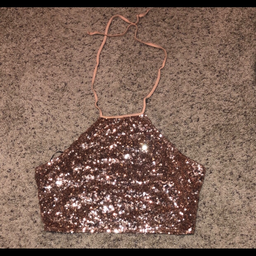 Gold Sequence Top - Picture 5 of 7